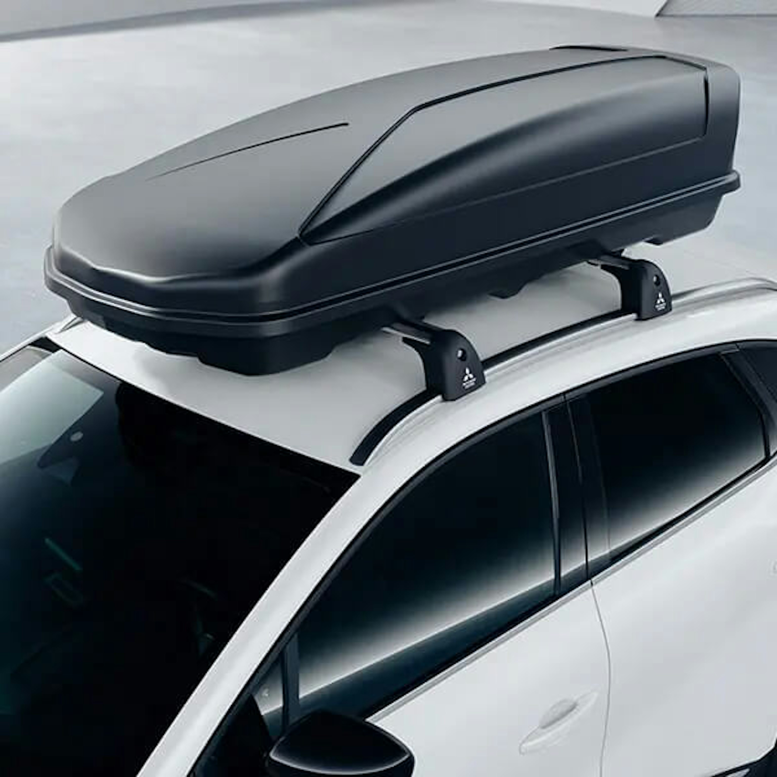 [All Building blocks] Premium Alpine glossy black painted roof box 512L